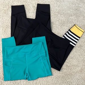 Zyia Set of Three Workout Pants